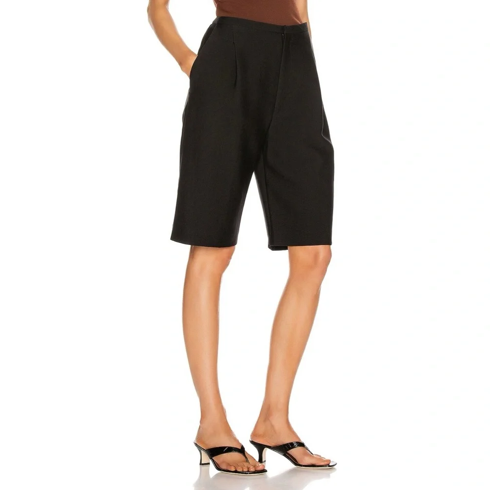 Totéme Lluc Bermuda Short in Black - Picture 7 of 15